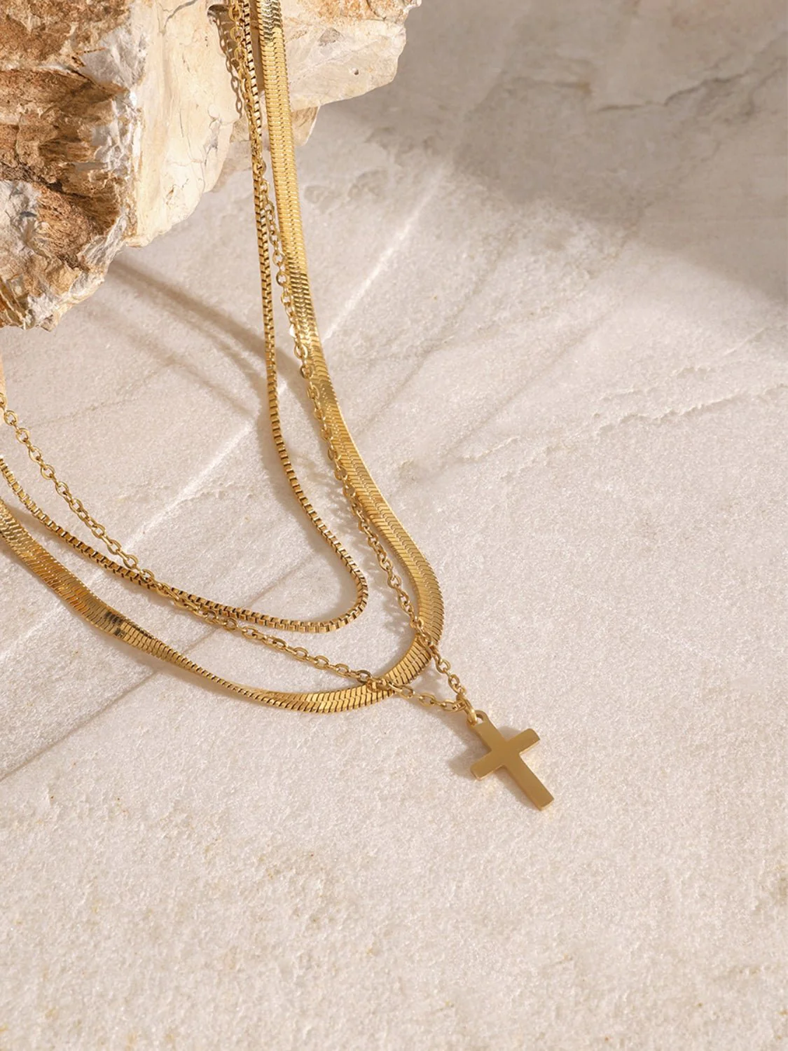 Celeste | 3 layer Necklace - Image 3