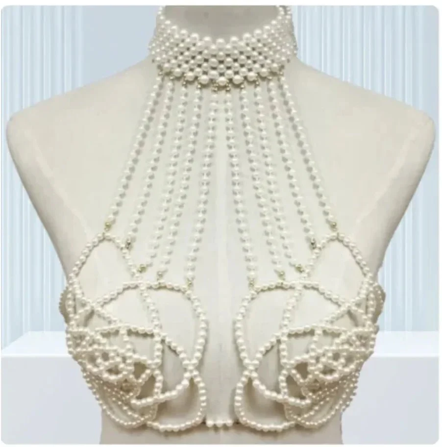 Elara | Pearl and Gold Plated Body Chain - Image 6