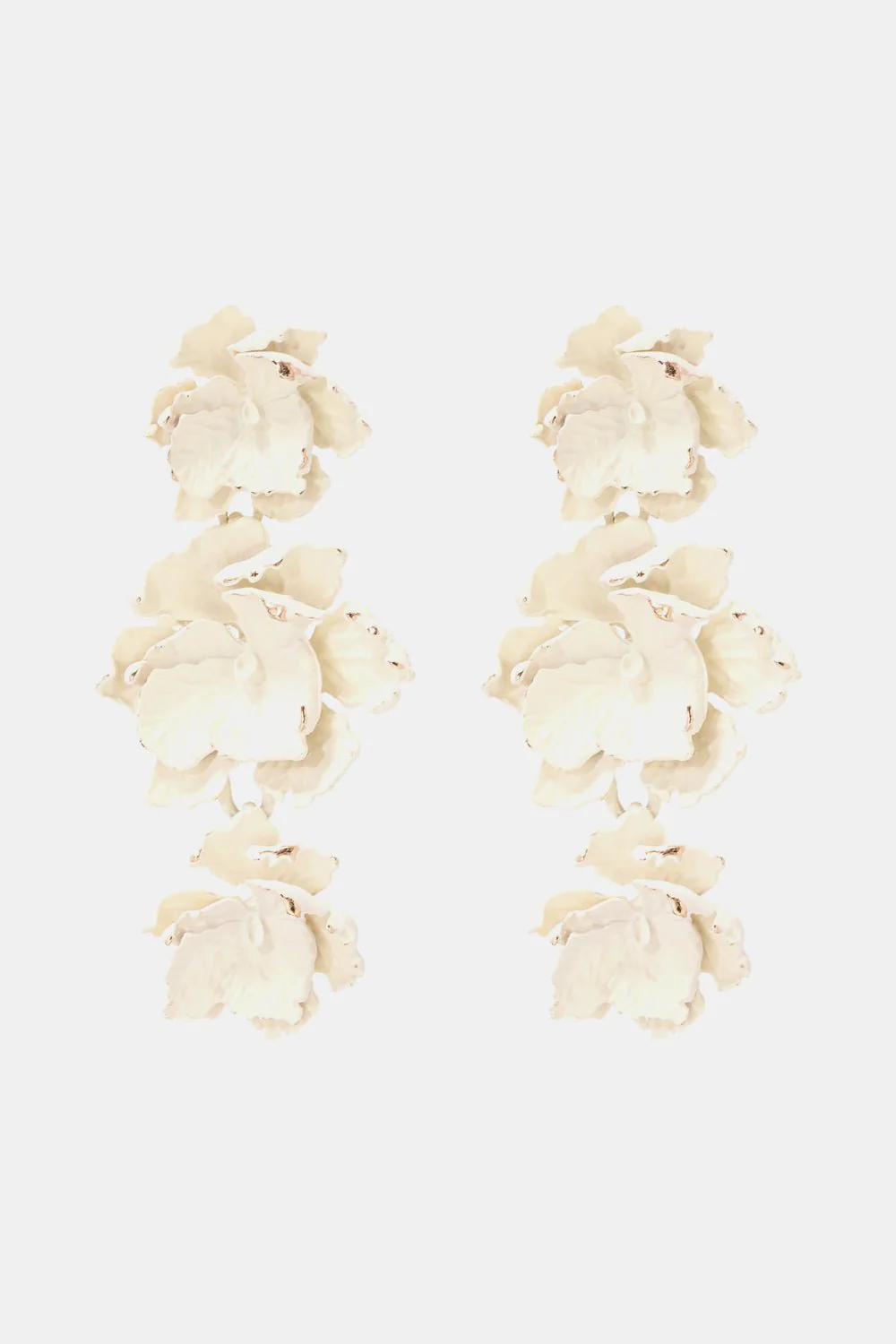 Lillia | 3-Tier Floral Drop Stud Earrings