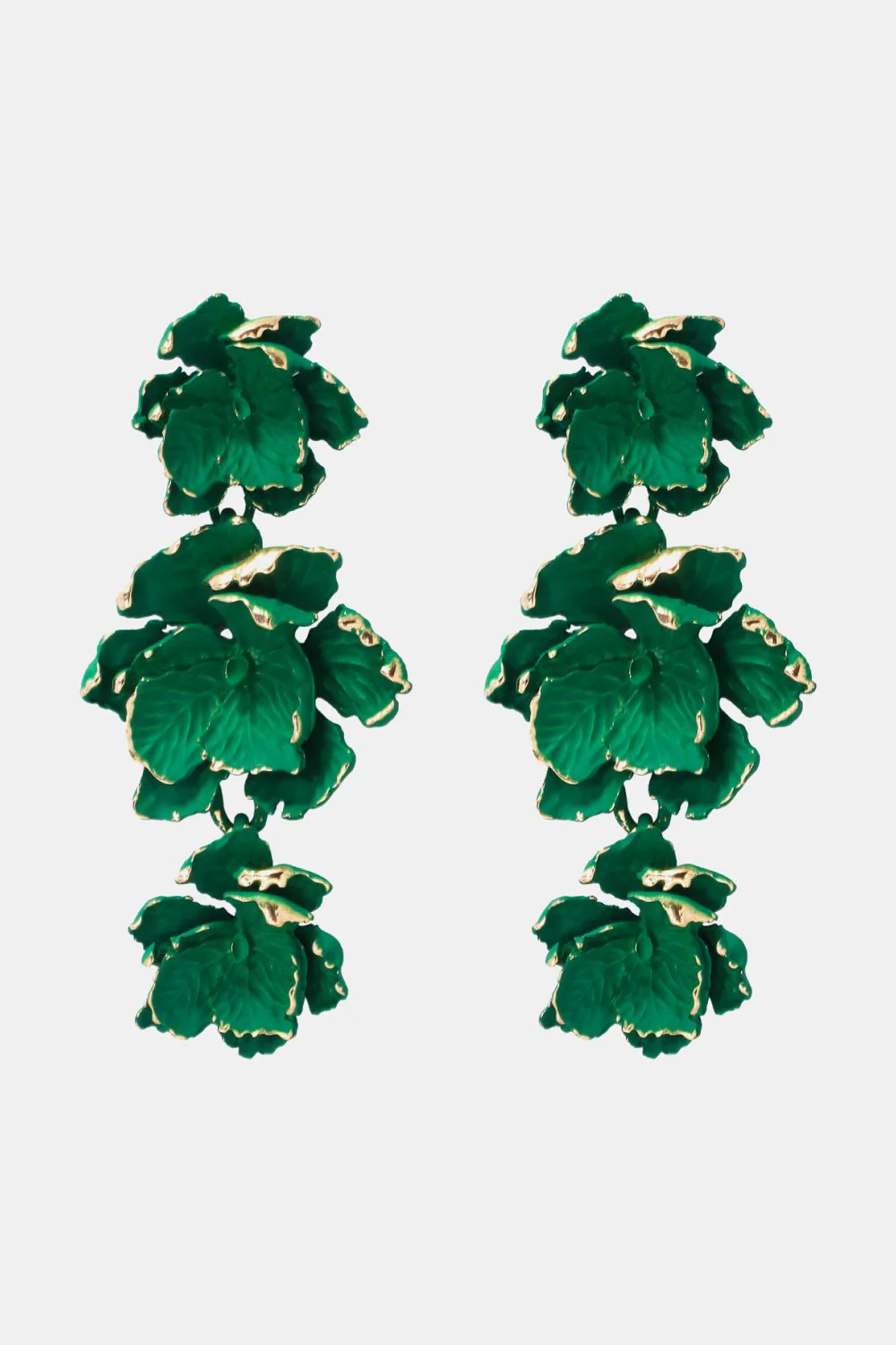 Lillia | 3-Tier Floral Drop Stud Earrings - Image 11