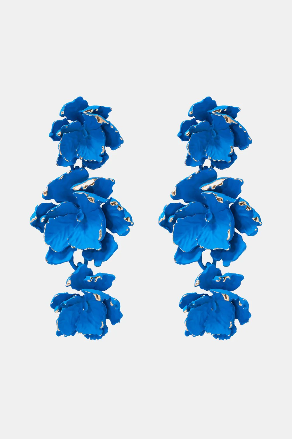 Lillia | 3-Tier Floral Drop Stud Earrings - Image 14