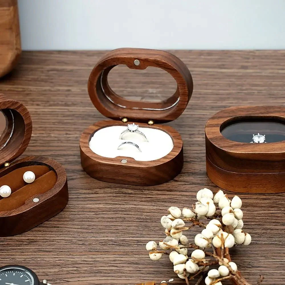Oval Wooden Jewellery Box - Image 11