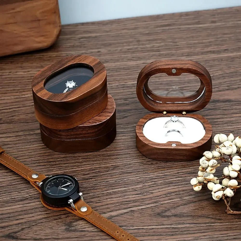 Oval Wooden Jewellery Box - Image 12