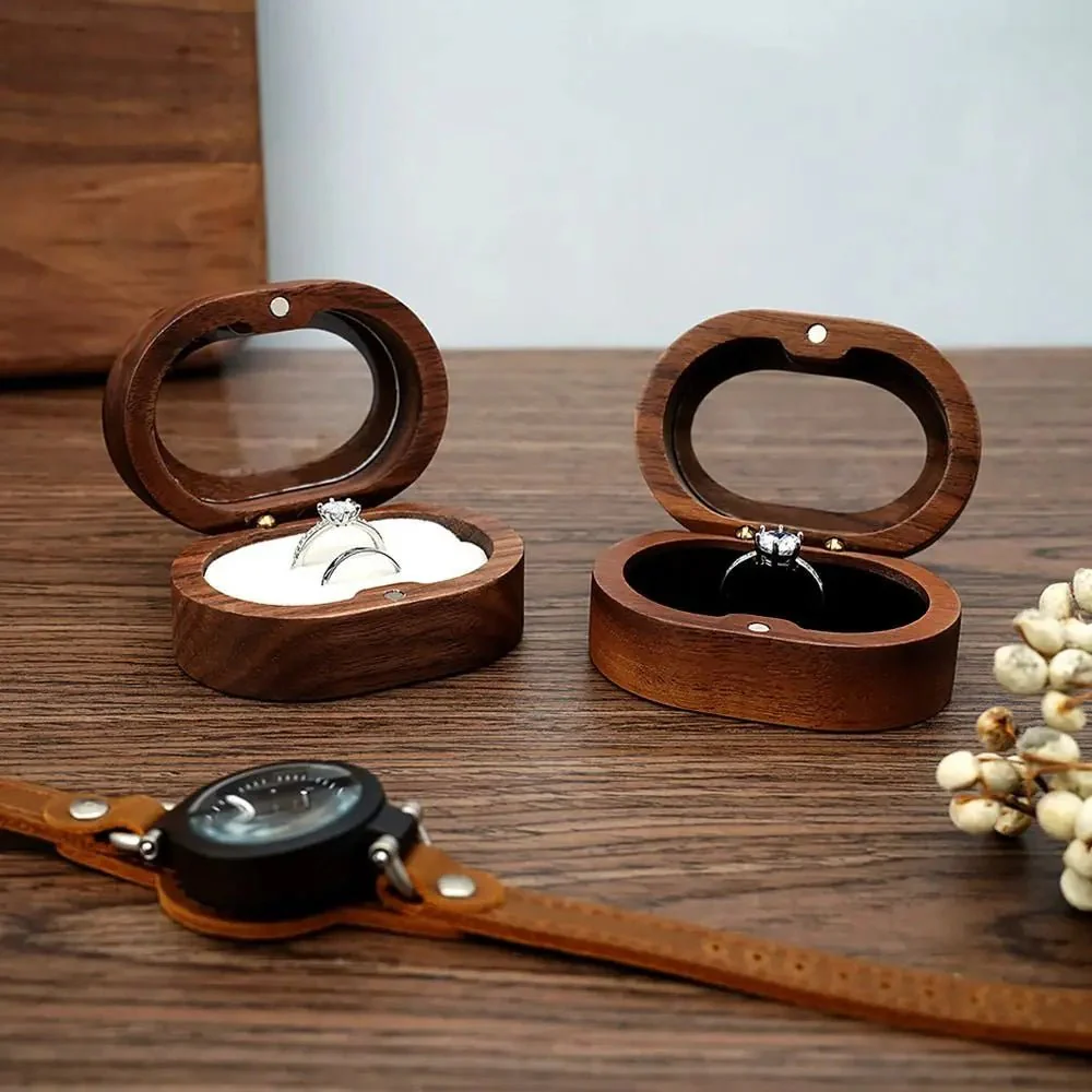 Oval Wooden Jewellery Box - Image 14