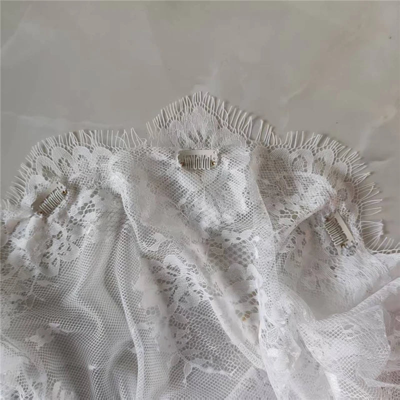 Renata | Mantilla Lace Veil - Image 10