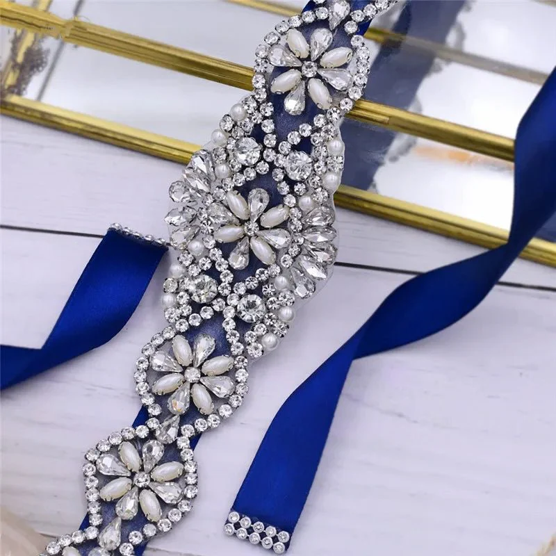 Rhinestone and Pearl Belt - Image 22