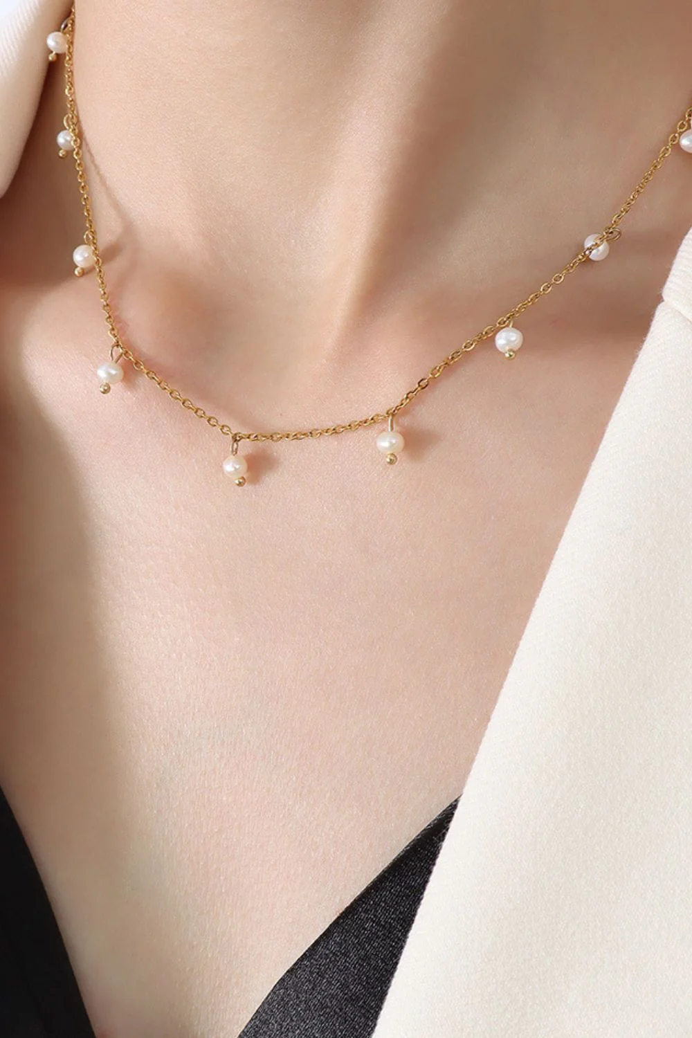 Rose | Pearl Choker Necklace - Image 5