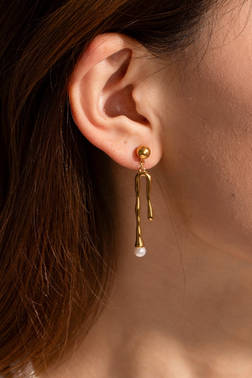 Seraphine | Drip Asymmetrical Dangle Stud Earrings - Image 5