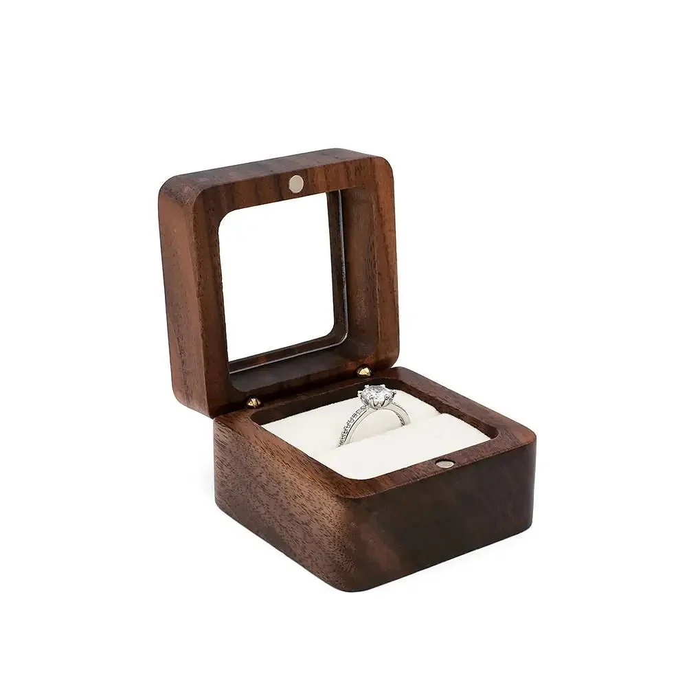 Wooden Jewellery Box with Display Window - Image 6