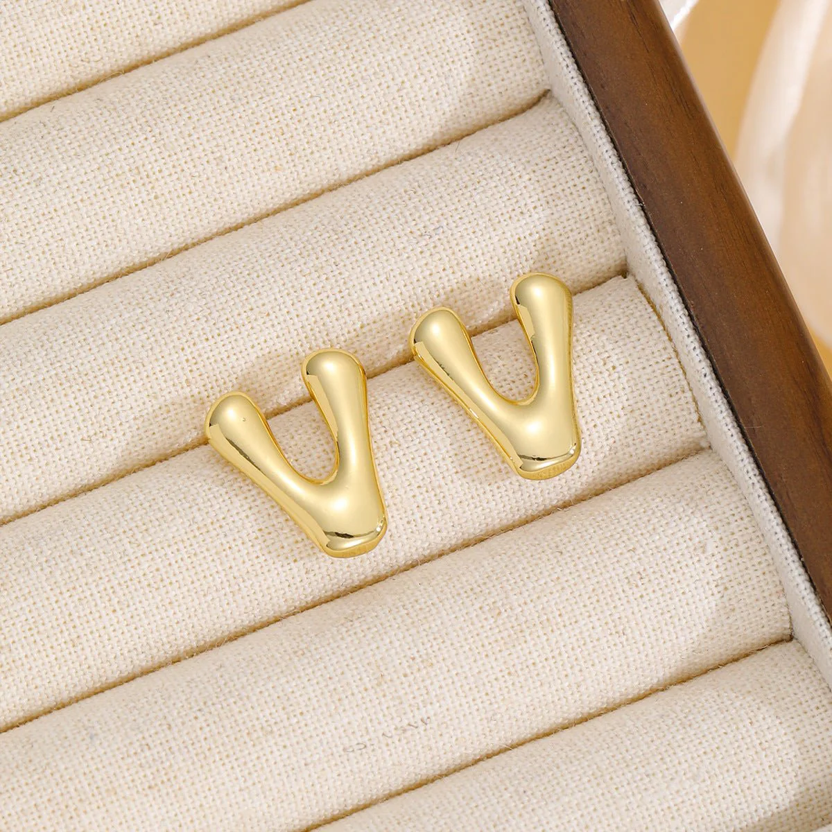 Zara | Alphabet Stud Earrings - Image 10