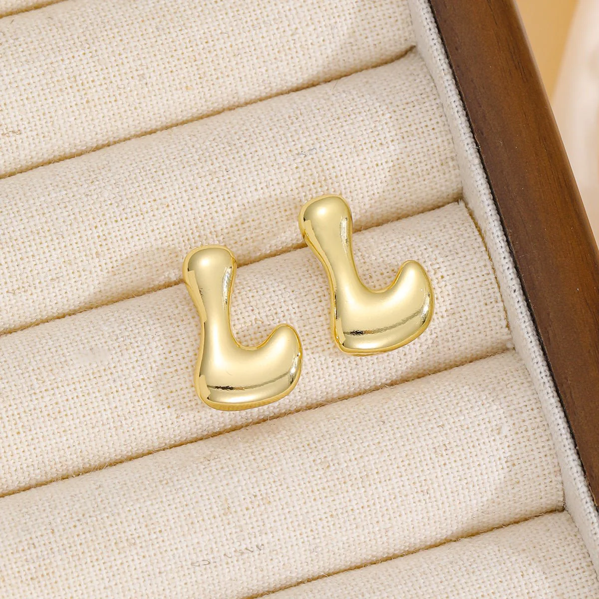 Zara | Alphabet Stud Earrings - Image 13