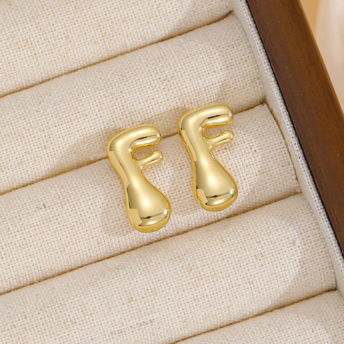 Zara | Alphabet Stud Earrings - Image 7