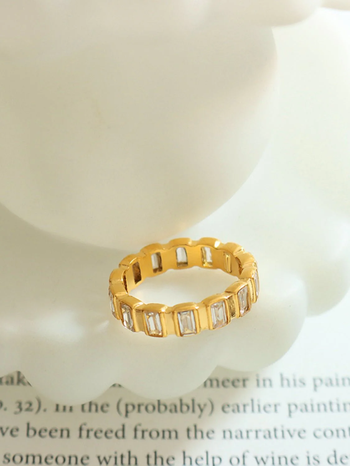 Zoe | Moissanite Geometric Ring - Image 3